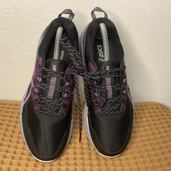 Asics Shoes Womens Sz 8 WIDE Gel-Venture 9 Sneakers Purple Trail Running 1012B31 - Picture 7 of 8